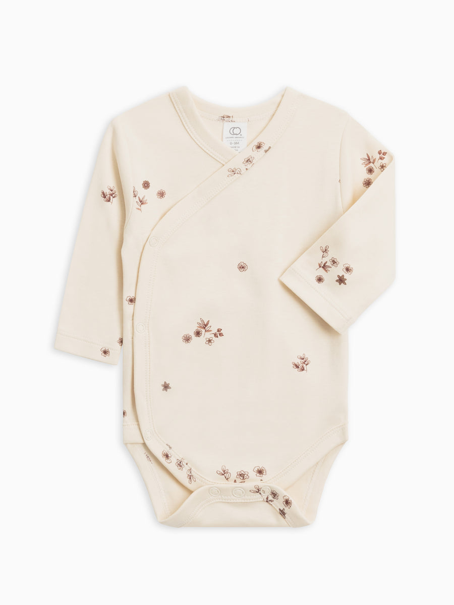 Kai Kimono Bodysuit Baby : Bodysuits : Kimono Colored Organics Organic Cotton Kai Kimono Bodysuit