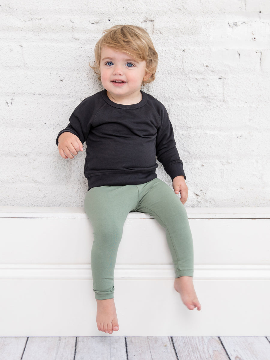 Brooklyn French Terry Pullover Baby-Kids : Tops : Pullovers : Long Sleeves Colored Organics Brooklyn Pullover Baby & Kids Sweatshirt - Organic