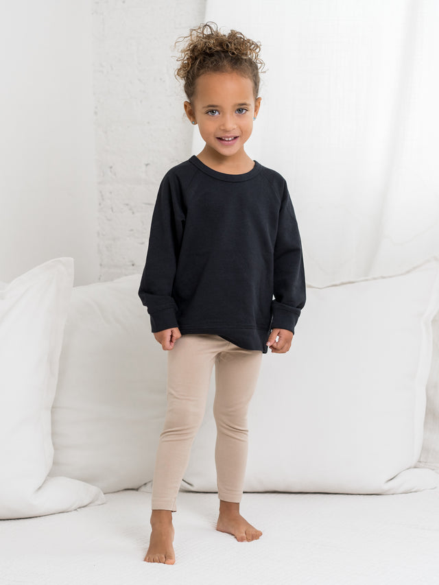 Brooklyn French Terry Pullover Baby-Kids : Tops : Long Sleeves : Pullovers Colored Organics Brooklyn Pullover Baby & Kids Sweatshirt - Organic