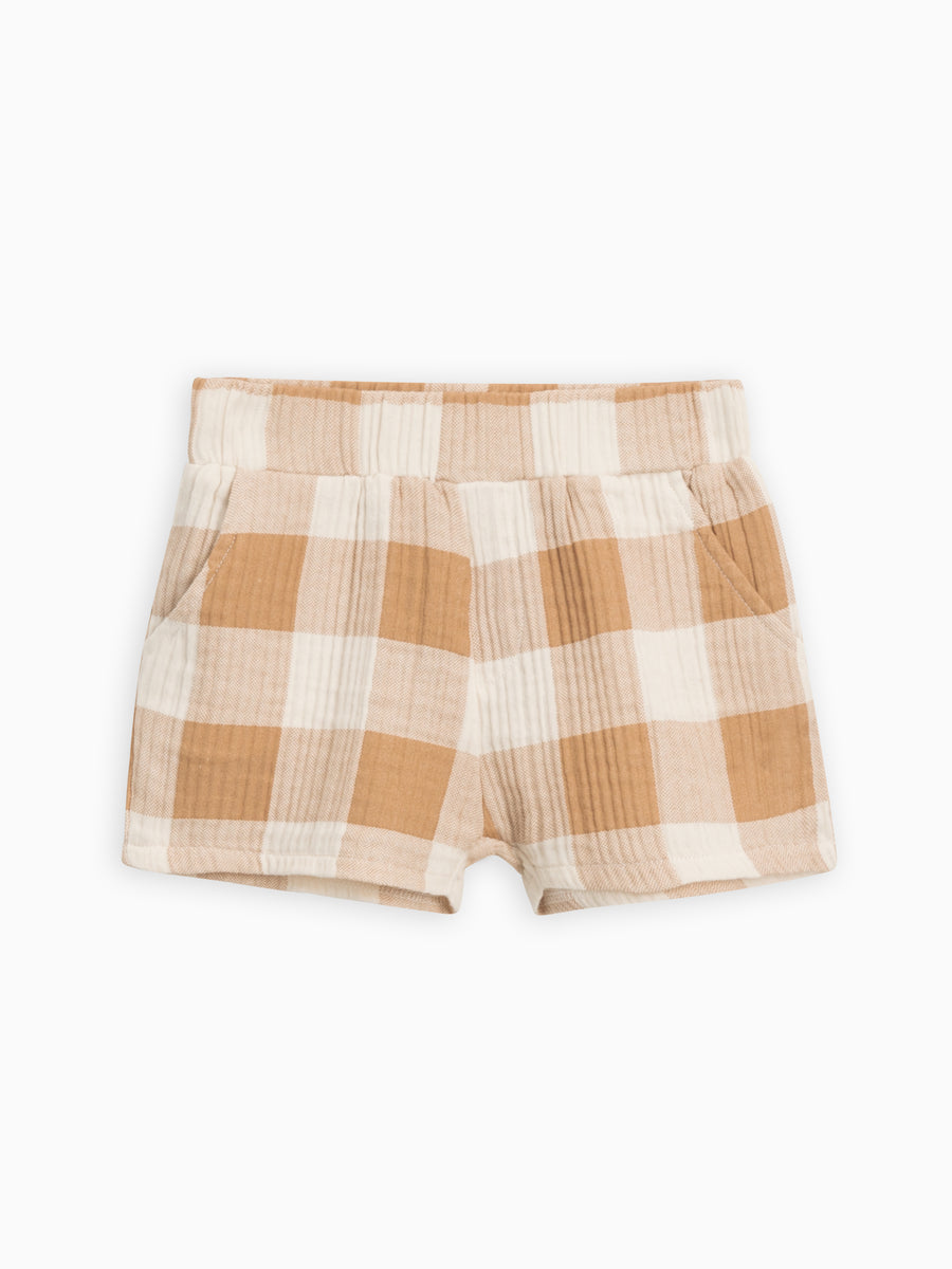 Ashby Muslin Shorts Baby : Bottoms : Shorts Colored Organics Ashby Muslin Shorts