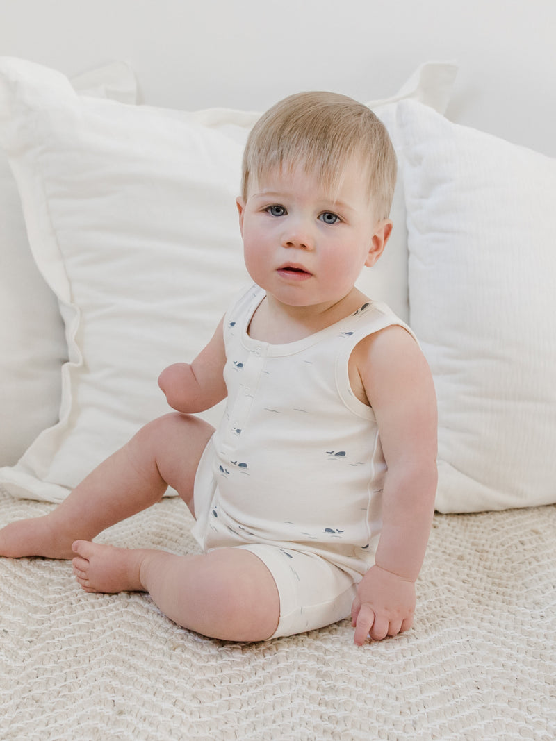 Whale Collection Nile Romper
