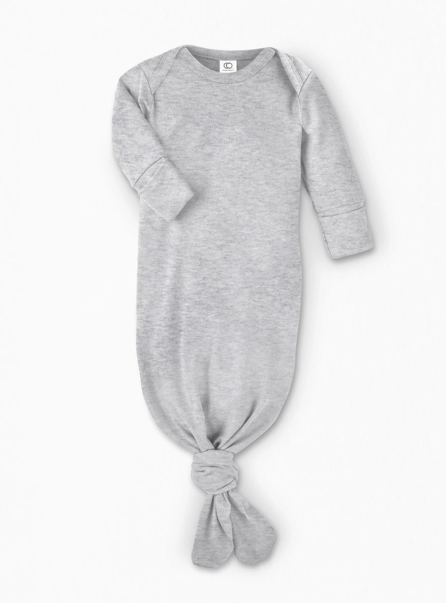 Infant Gown Baby : One Pieces : Gowns : Long Sleeves Colored Organics Newborn Baby Sleeper Gown - 100% Organic Cotton