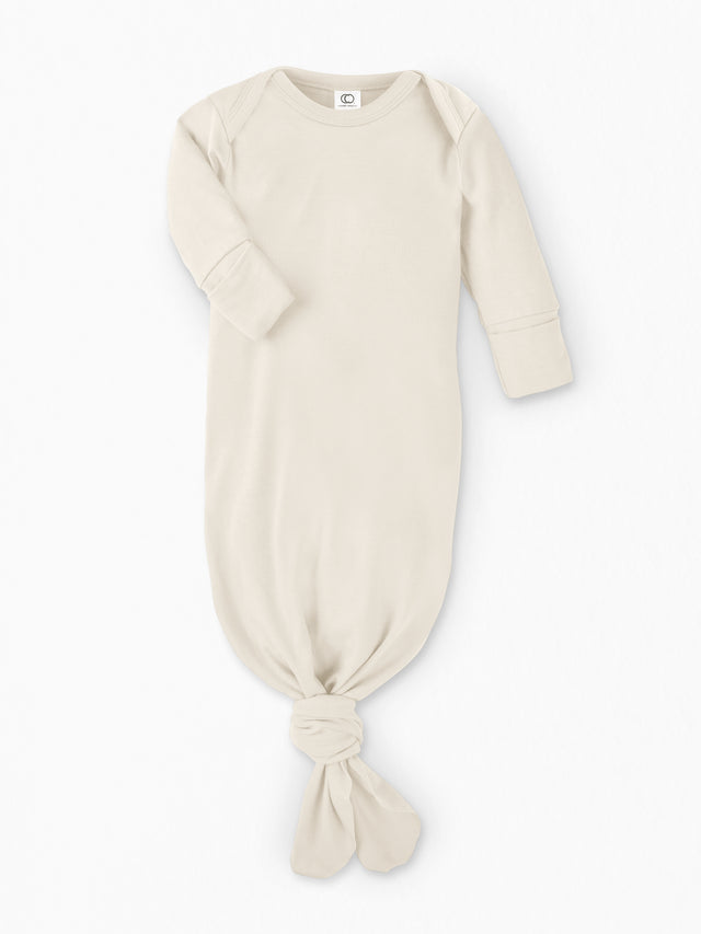 Infant Gown Baby : Gowns : Long Sleeves Colored Organics Newborn Baby Sleeper Gown - 100% Organic Cotton