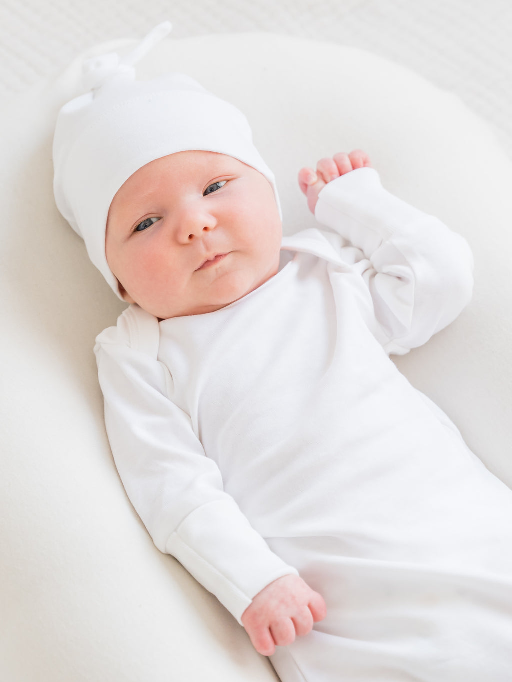 Infant Gown Baby : One Pieces : Gowns : Long Sleeves Colored Organics Organic Cotton Infant Gown for Newborns | Colored Organics®