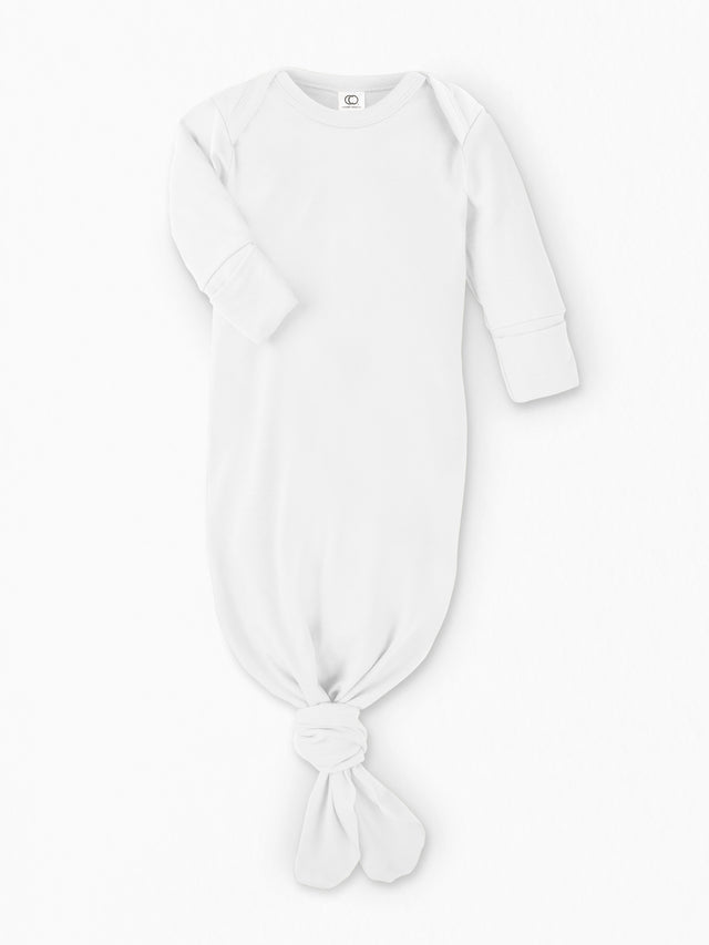 Infant Gown Baby : Gowns : Long Sleeves Colored Organics Newborn Baby Sleeper Gown - 100% Organic Cotton