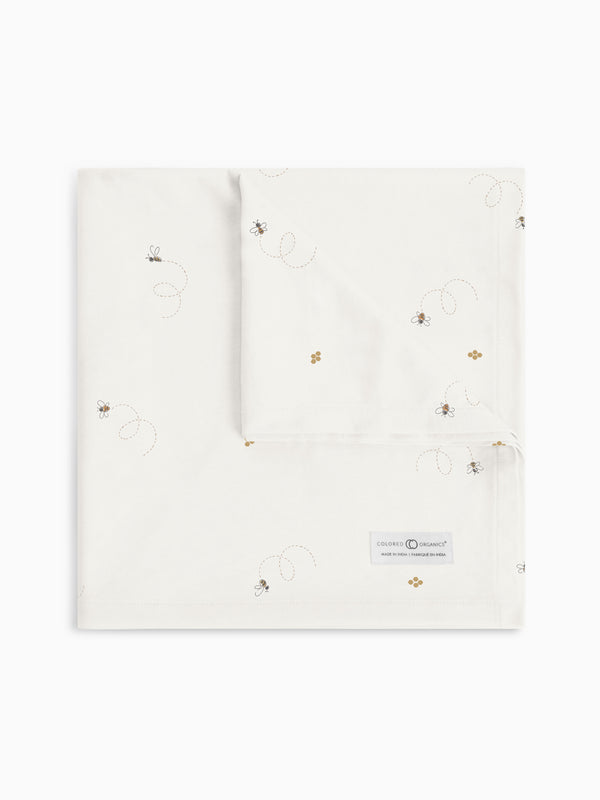 Bee Collection Swaddle Blanket Baby : Accessories : Swaddle Blankets : Nursery : Blankets CO Give Organic Baby Bee Collecion Swaddle Blanket