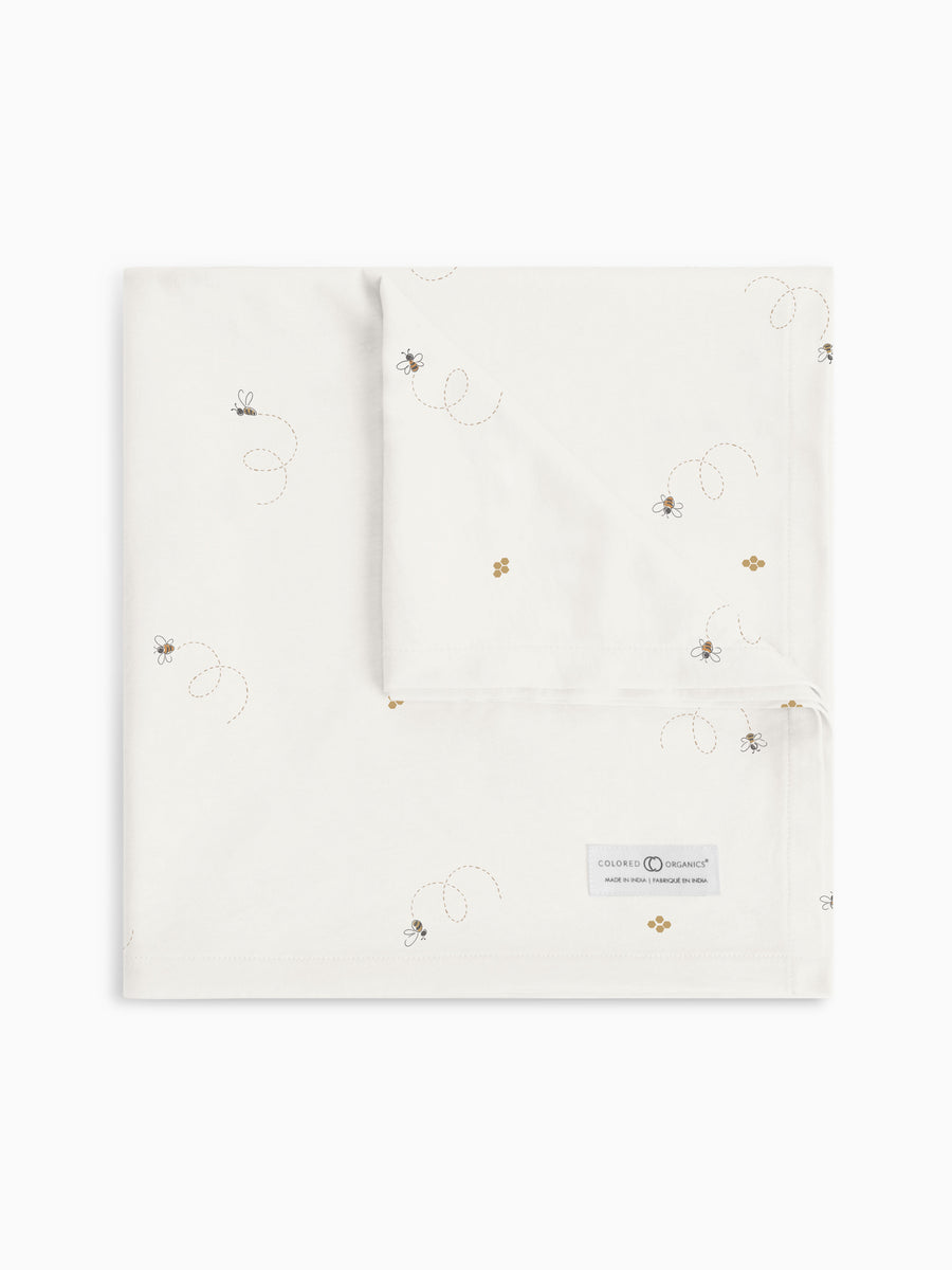 Bee Collection Swaddle Blanket Baby : Accessories : Swaddle Blankets : Nursery : Blankets CO Give Organic Baby Bee Collecion Swaddle Blanket