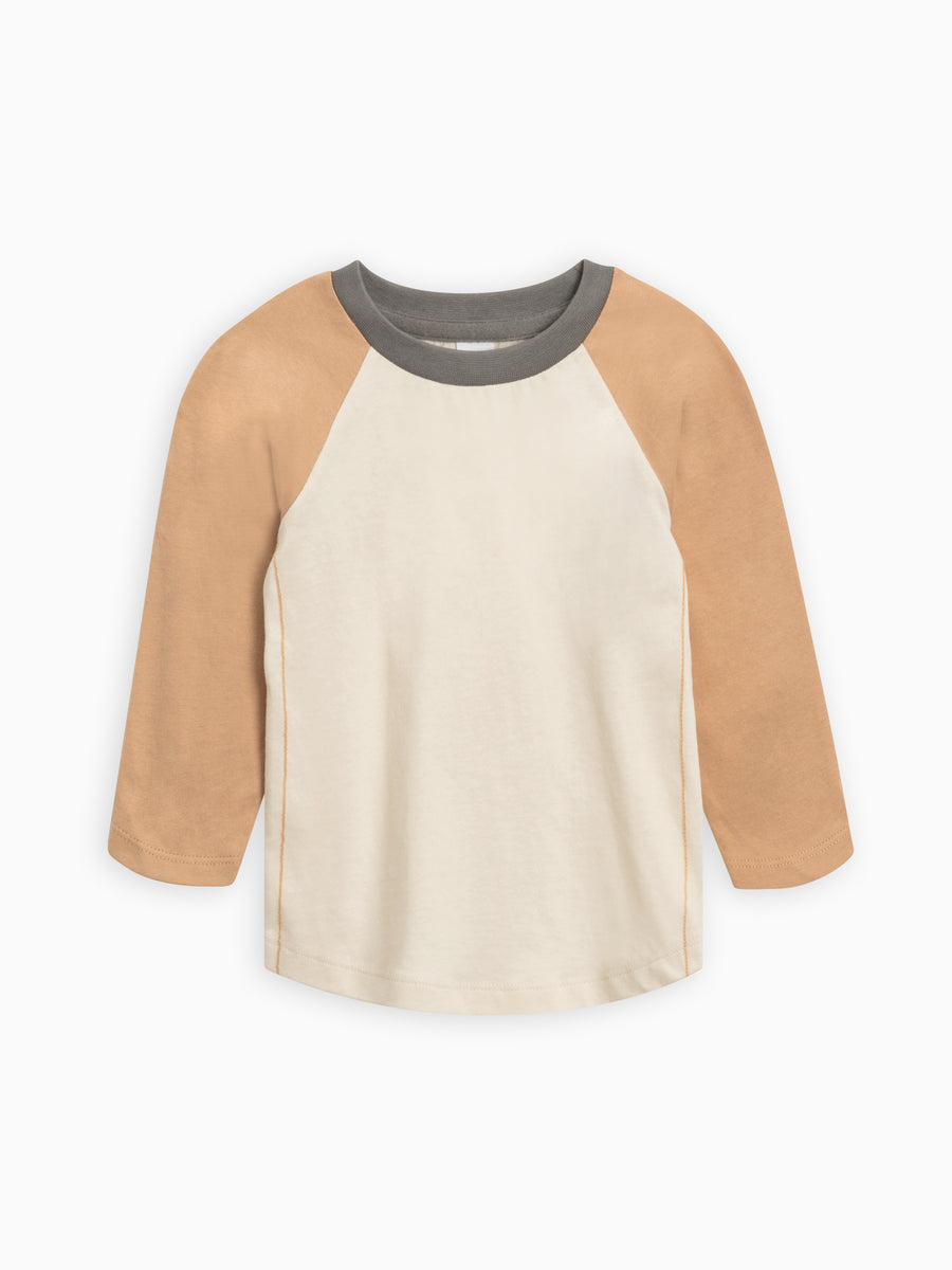 Louie Baseball Tee Baby-Kids : Tops : Long Sleeves Colored Organics Baby & Kids' Baseball Tee - Girls & Boys - Organic