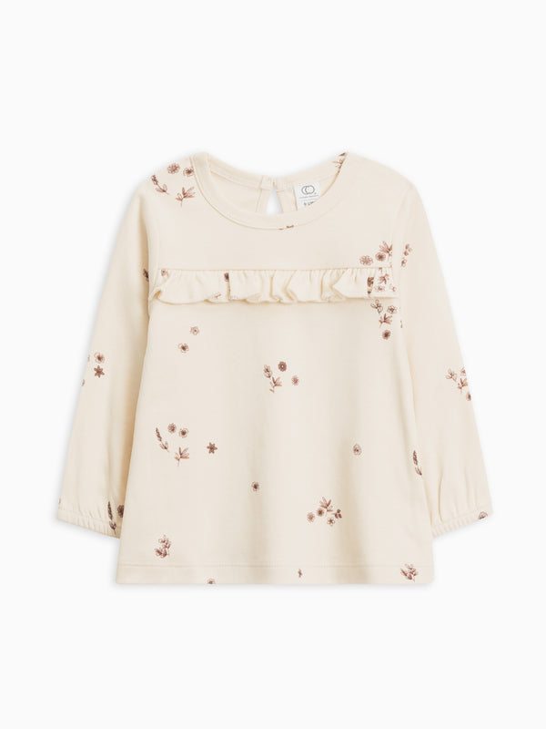 Sorren Ruffle Long Sleeve Top