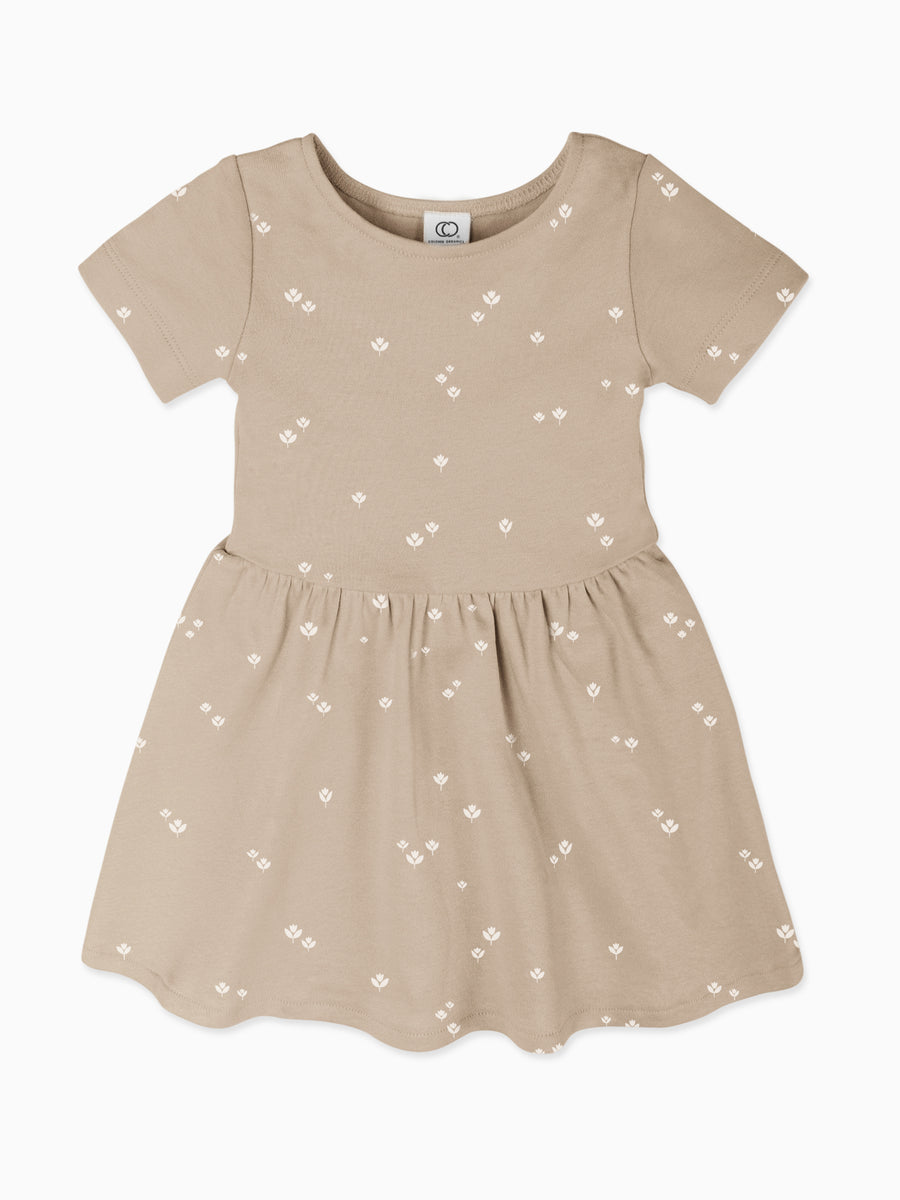 Short Sleeve Stell Swing Dress Sale : Baby : Tops : Dresses Colored Organics Short Sleeve Stell Swing Dress