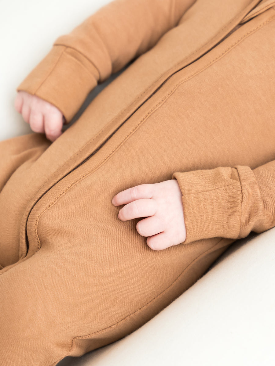 Peyton Zipper Sleeper Baby :One Pieces :Sleepers :Long Sleeves Colored Organics Organic Baby Peyton Zipper Footed Sleeper