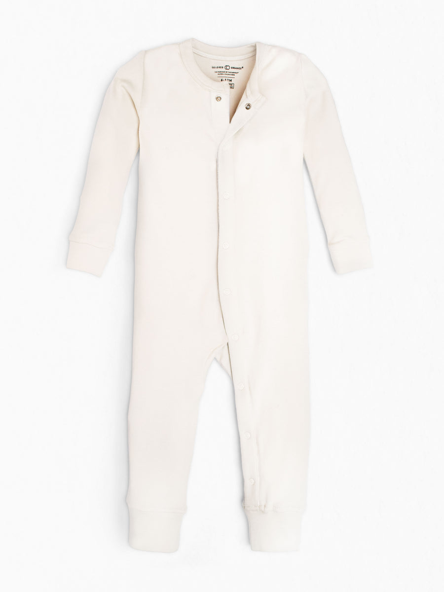 Emerson Sleeper Baby : Sleepers : Long Sleeves Colored Organics Emerson Baby Sleeper - Girls & Boys - 100% Organic