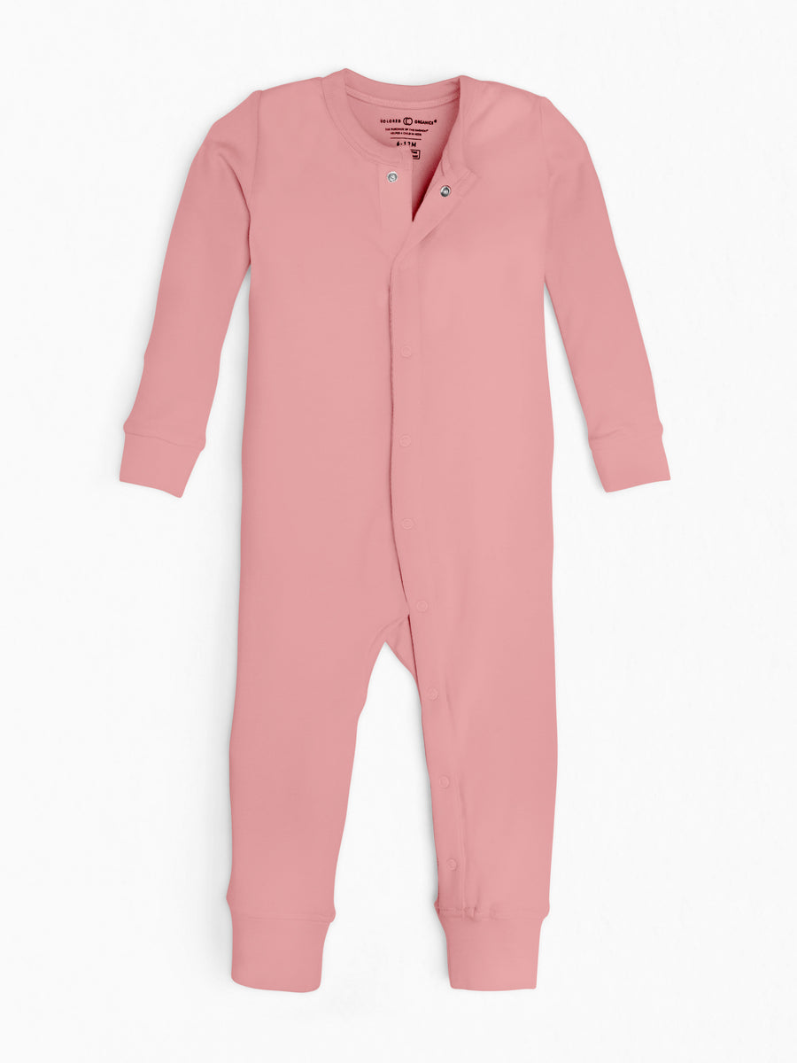 Emerson Sleeper Baby : Sleepers : Long Sleeves Colored Organics Emerson Baby Sleeper - Girls & Boys - 100% Organic