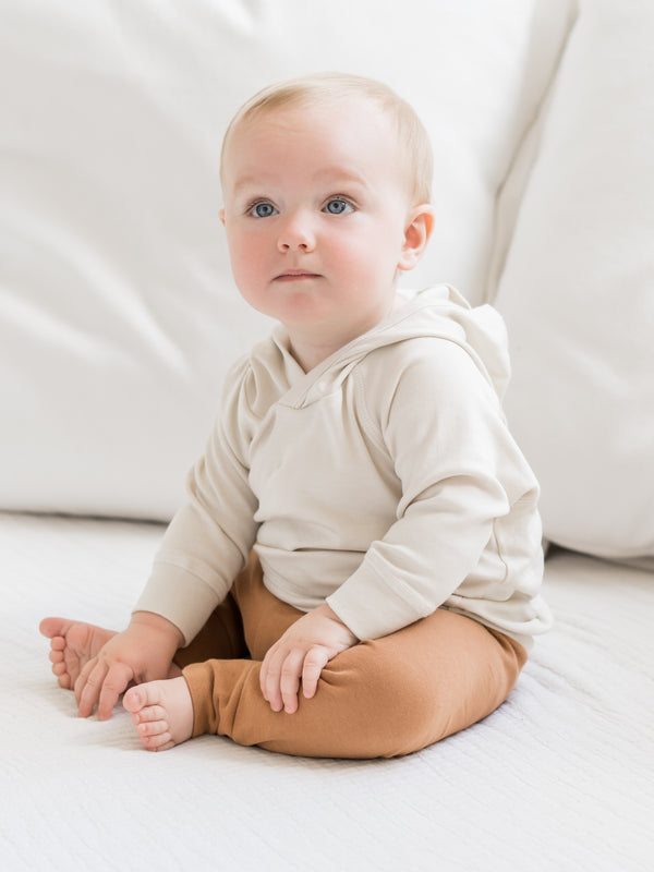 Madison Hooded Pullover Baby-Kids : Tops : Hoodies : Long Sleeves Colored Organics Madison Hoodie Pullover Organic Long Sleeve Baby Top