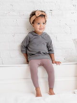 Madison Hoodie Pullover Organic Long Sleeve Baby Top | Colored