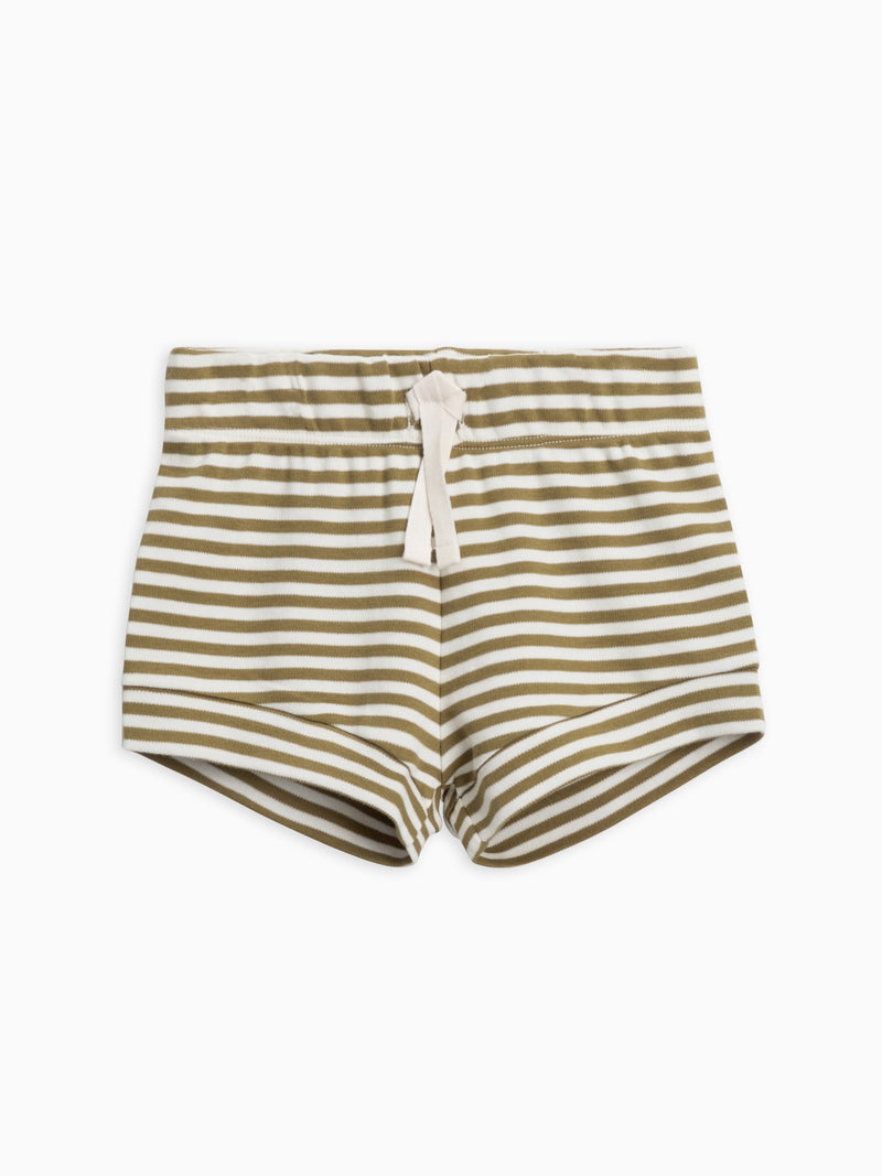 THE UPSIDE Monaco Aurora striped organic cotton shorts