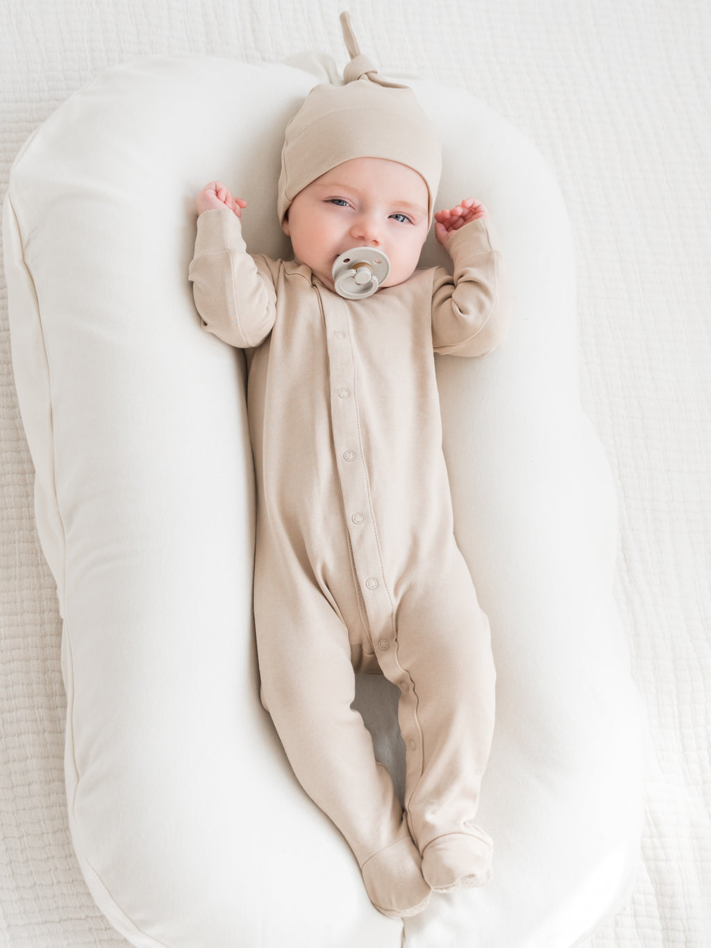 Classic Skylar Footed Sleeper Baby : One Pieces : Sleepers : Long Sleeves Colored Organics Organic Footed Baby Sleeper, Skylar | Colored Organics®