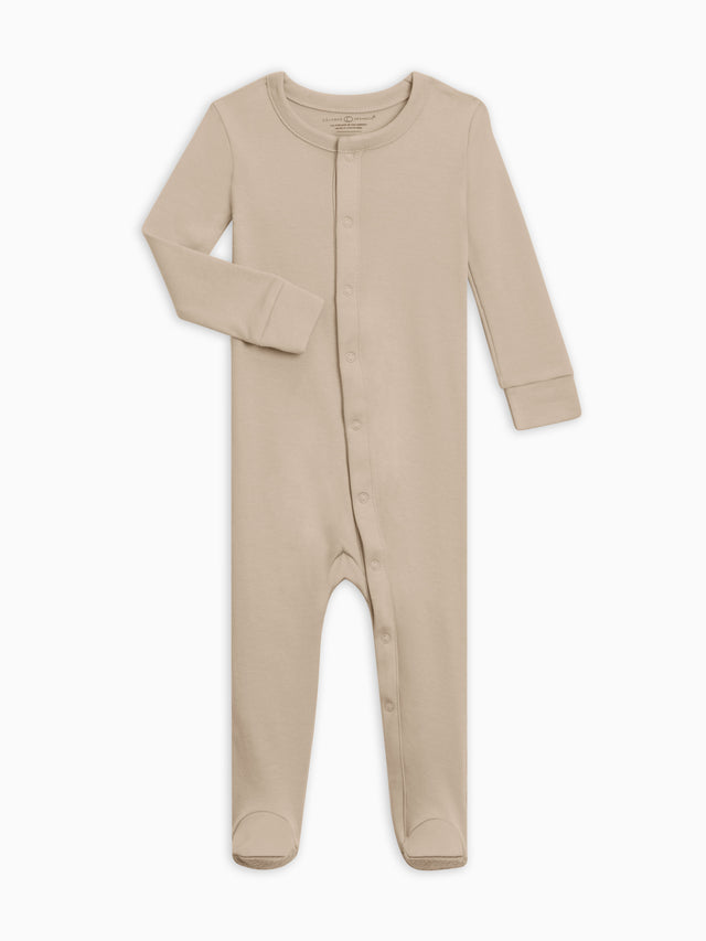 Skylar Footed Sleeper Baby : Sleepers : Long Sleeves Colored Organics Organic Baby Skylar Footed Sleeper