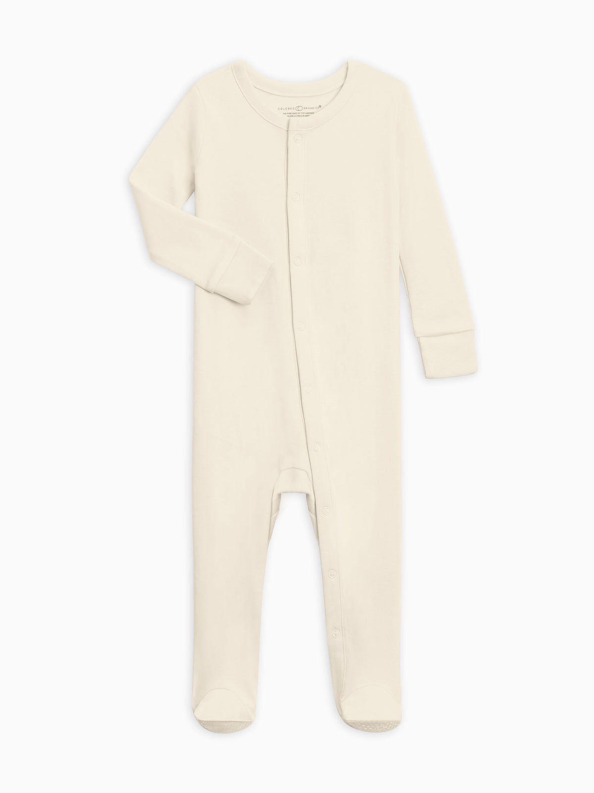 Classic Skylar Footed Sleeper Baby : One Pieces : Sleepers : Long Sleeves Colored Organics Organic Footed Baby Sleeper, Skylar | Colored Organics®