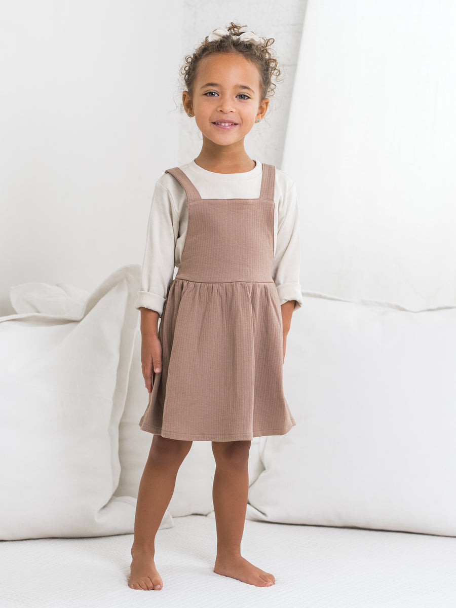 Ribbed Jumper Dress Baby-Kids : Tops : Dress Colored Organics Toddler & Baby Dress - Girls & Boys - Organic