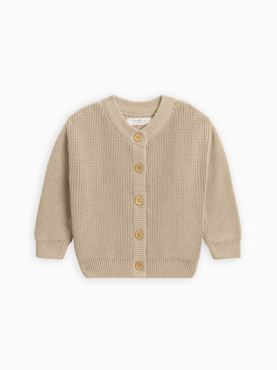 Wynn Cardigan Sweater Baby-Kids : Tops : Long Sleeve Colored Organics Organic Cotton Wynn Cardigan