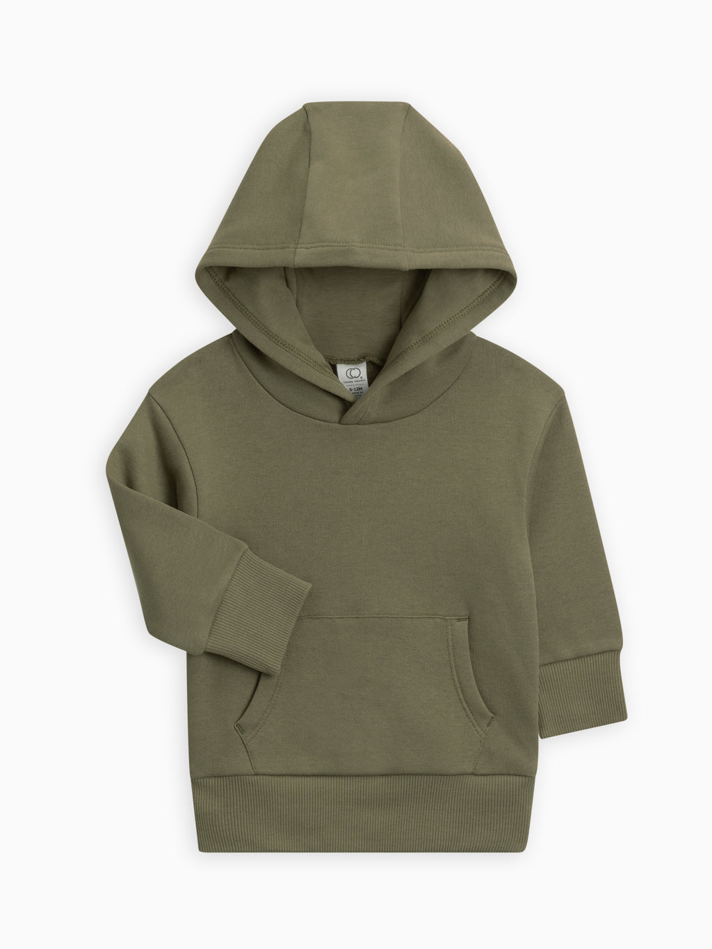 YoungLA Hoodie Men Small Olive Green Sweater Pullover Fleece Spell Out