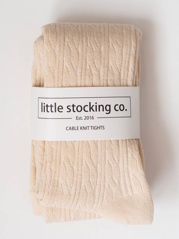 Cable Knit Tights Baby-Kids : Accessories : Tights Little Stocking Co 