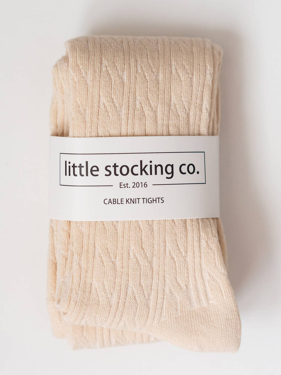 Cable Knit Tights Baby-Kids : Bottoms : Tights Little Stocking Co Cable Knit Tights