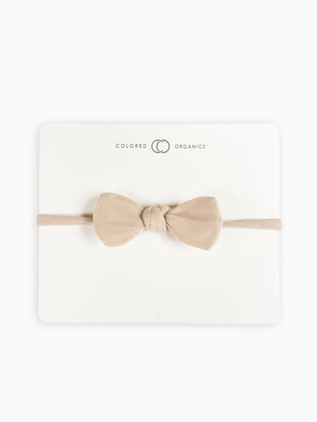 Muslin Dainty Bow Baby : Accessories: Headbands Colored Organics Organic Cotton Baby and Kids Muslin Dainty Bow