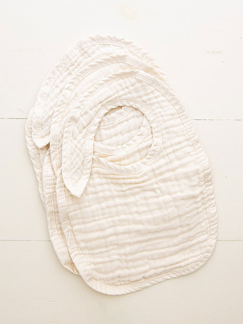 Organic Muslin Bibs 3-Pack