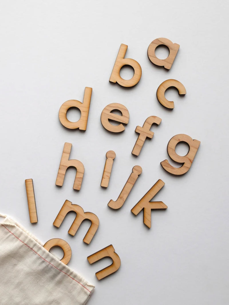 Wooden Lowercase Alphabet Set