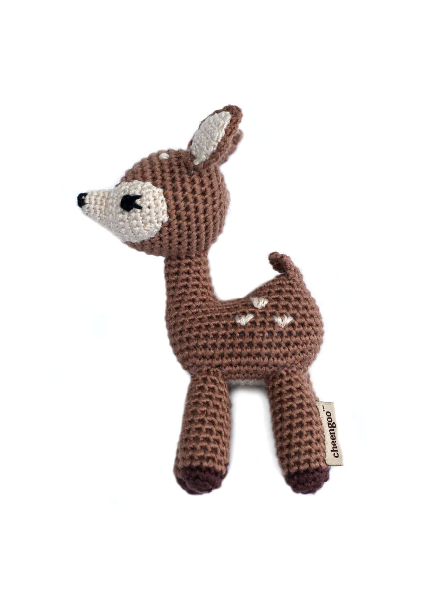 Fawn Rattle Baby :Toys :Plush + Crinkle Cheengoo 