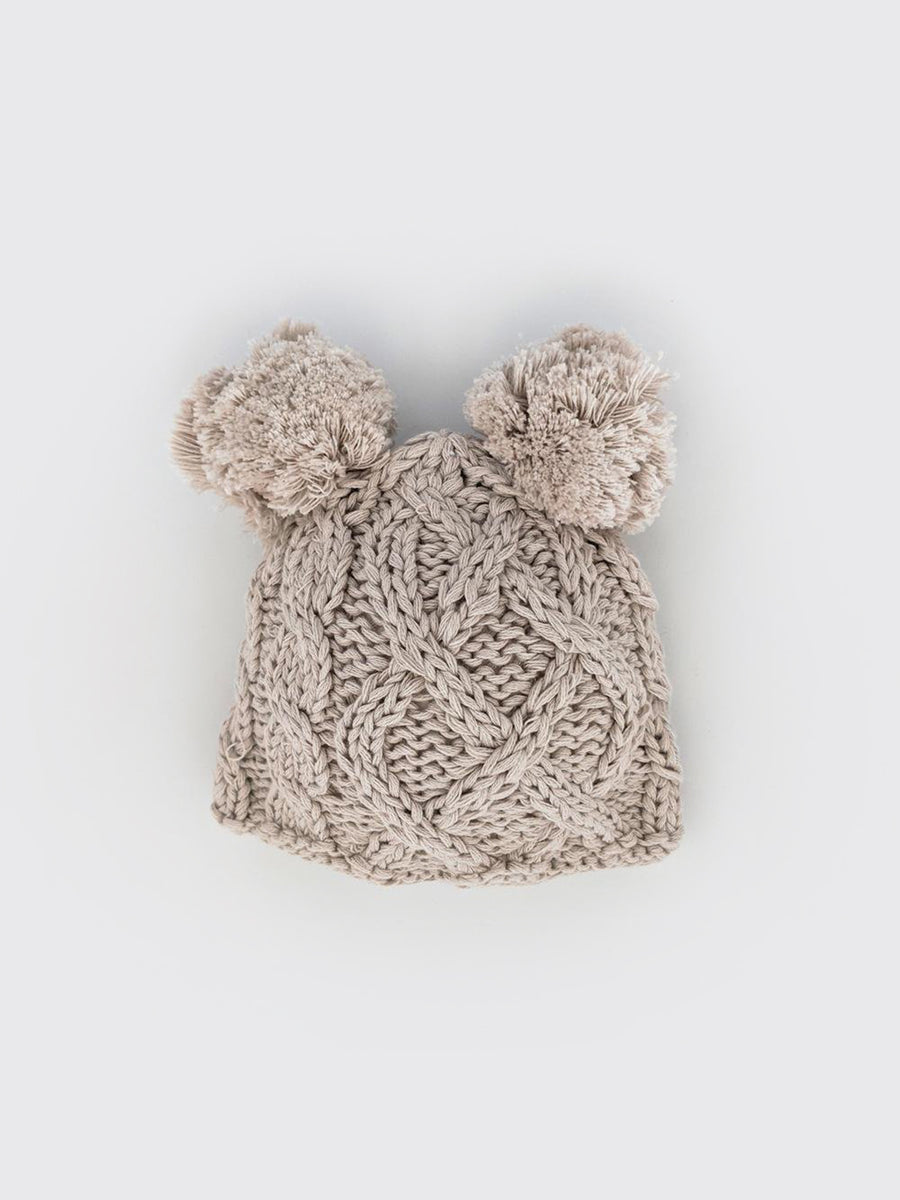 Newborn Double Pom Pom Hat Baby : Accessories : Hats Huggalugs 