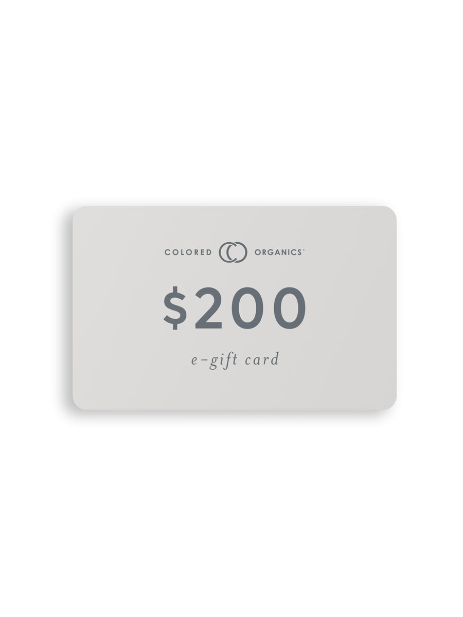 E-Gift Card Gift Card Colored Organics Gift Card - The Perfect Gift
