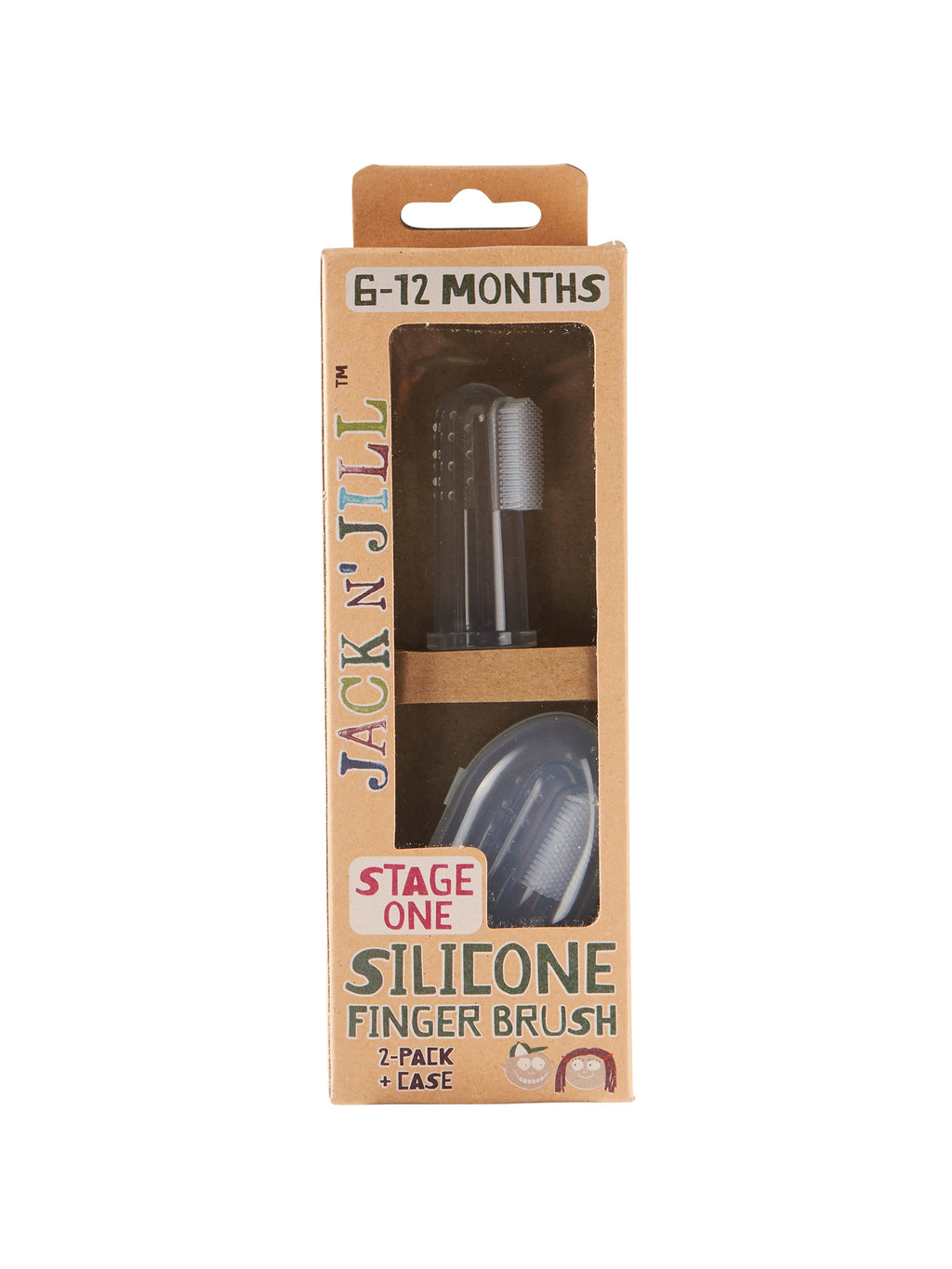 Silicone Finger Toothbrush for Babies Baby-Kids : Nursery : Bath Jack N' Jill Silicone Finger Toothbrush for Babies | Colored Organics®