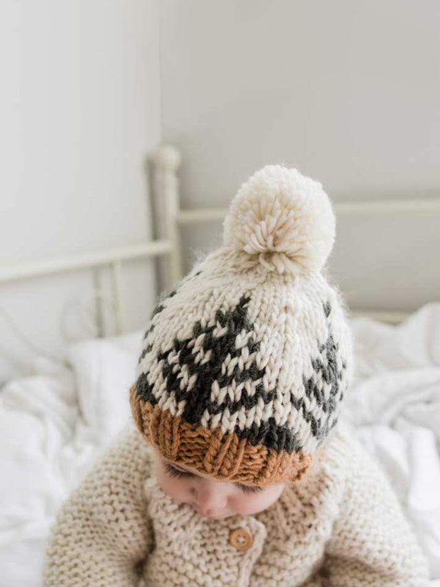 Forest Knit Beanie Hat Baby-Kids : Accessories : Hats Huggalugs Forest Knit Beanie Hat