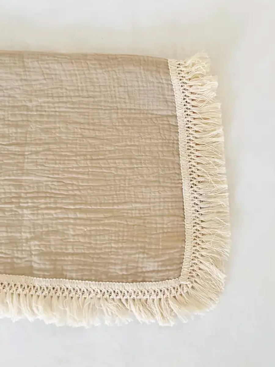 Fringe Baby Blanket Baby : Nursery : Blankets bettrkind Fringe Baby Blanket