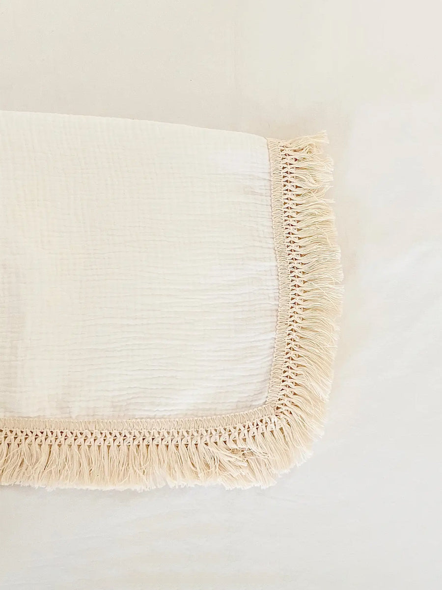 Fringe Baby Blanket Baby :Nursery :Blankets bettrkind 