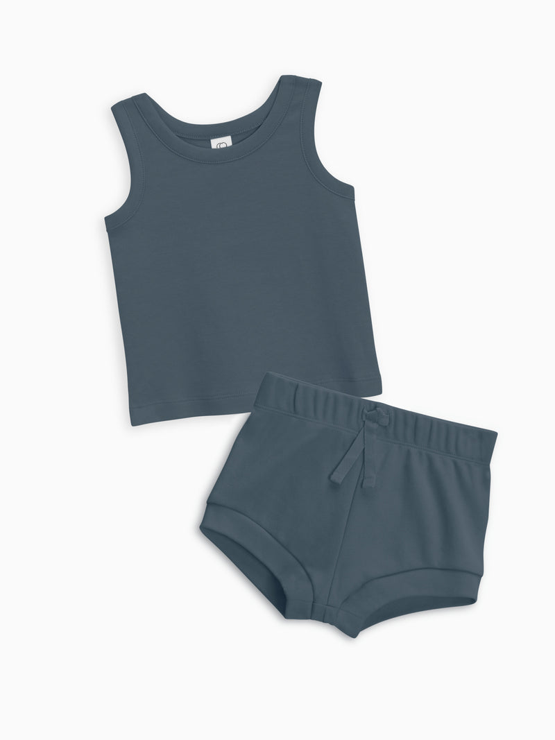 Organic Tank and Short Set