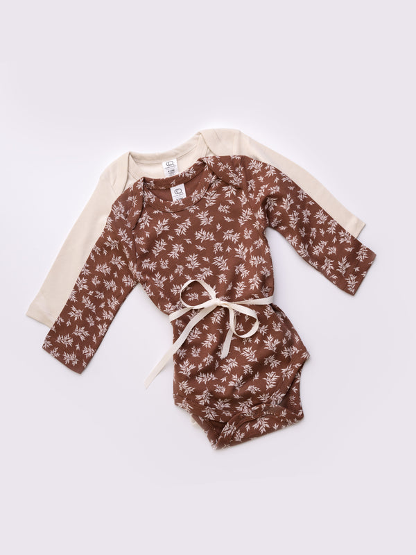 2-Pack Long Sleeve Bodysuit Bundle
