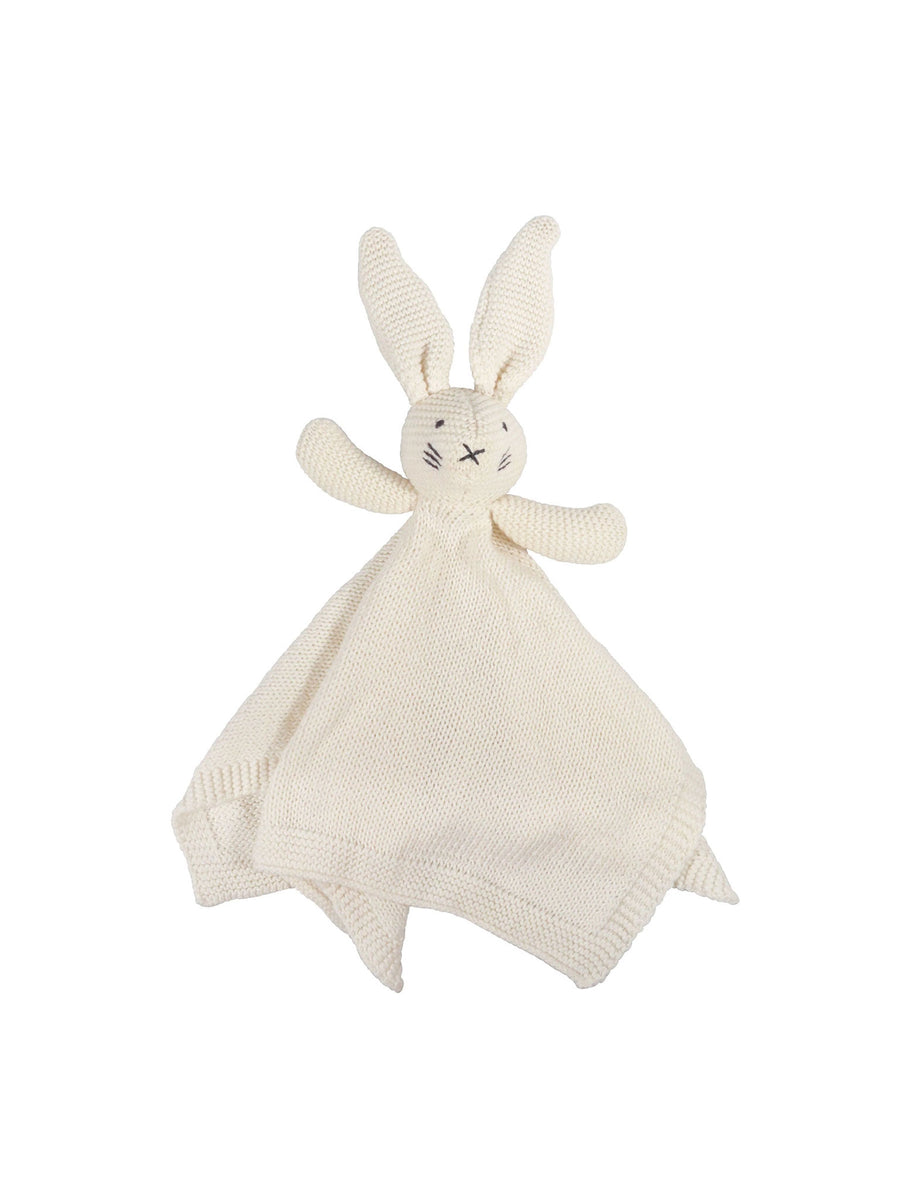 Organic Bunny Lovey Baby : Toys : Plush-Crinkle Sammy + Nat Organic Bunny Lovey