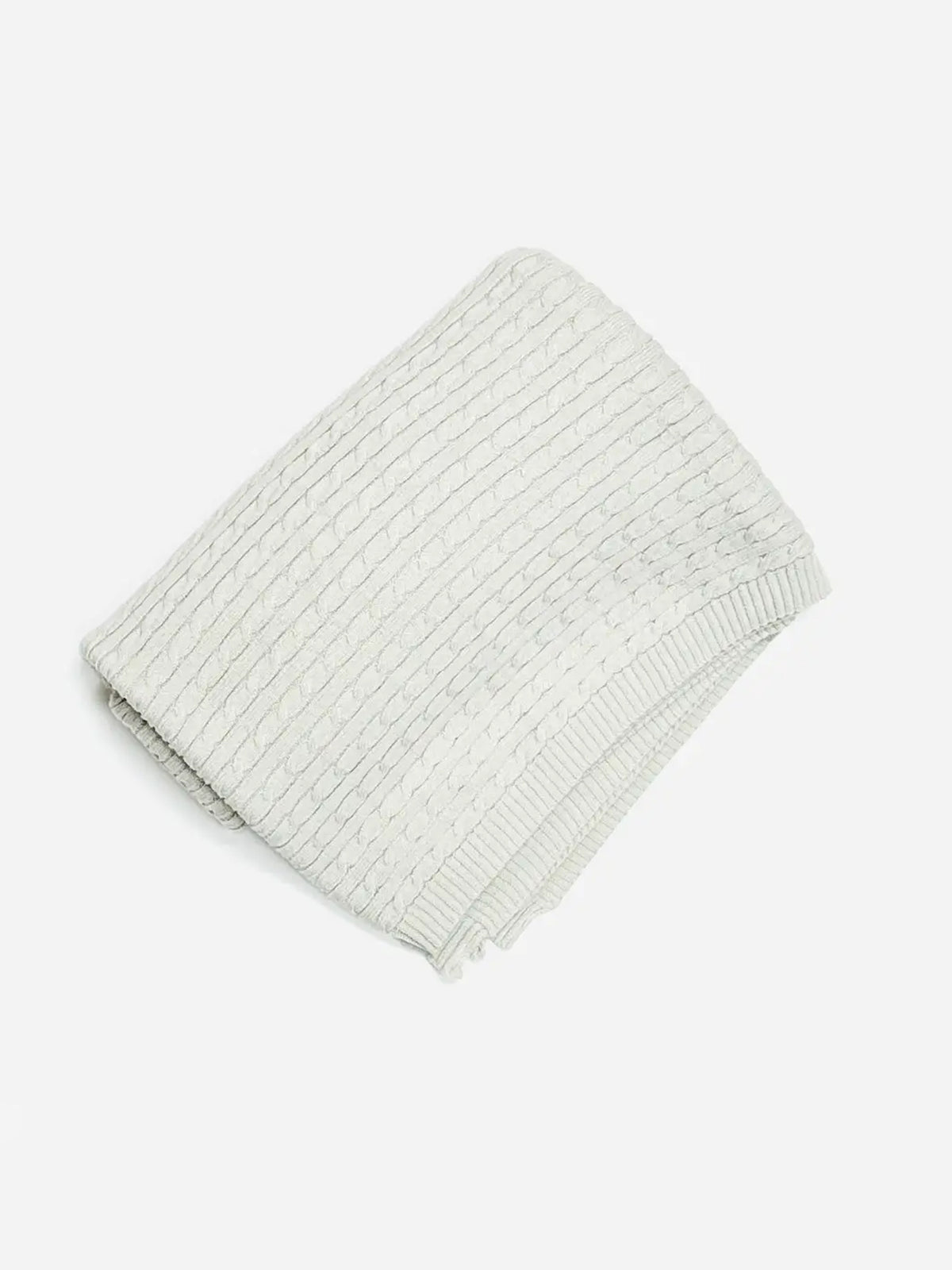 Mini Organic Cotton Cable Knit Baby Blanket Baby : Nursery : Bedding : Blankets Viverano Mini Organic Cotton Cable Knit Baby | Colored Organics®