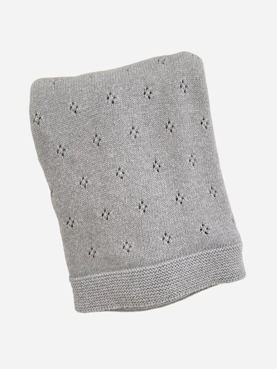Organic Cotton Heirloom Pique Blanket Baby :Nursery :Bedding :Blankets Blueberry Hill 