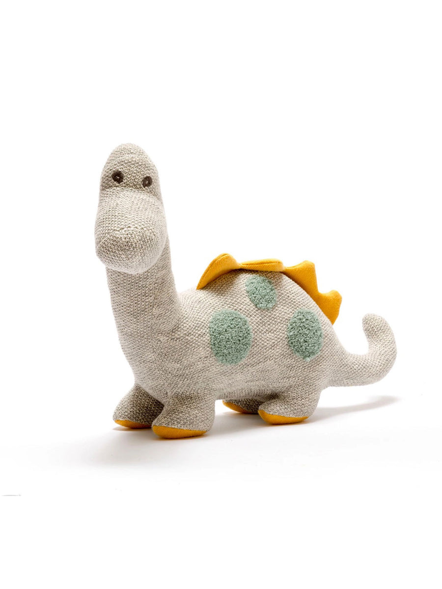 Organic Cotton Large Diplodocus Plush Toy Baby-Kids :Toys :Plush + Crinkle Best Years Ltd 