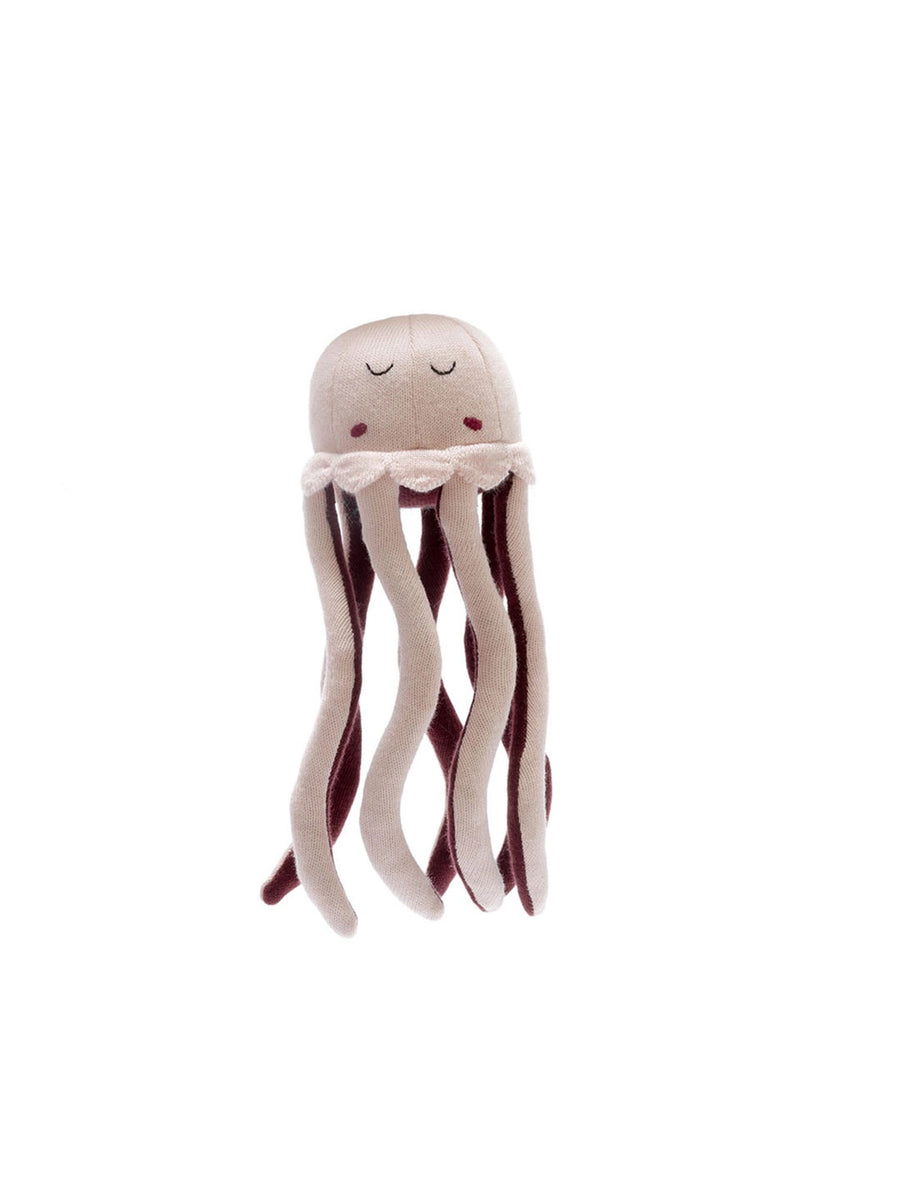 Organic Cotton Knitted Jellyfish Baby : Toys : Plush + Crinkle Best Years Ltd 