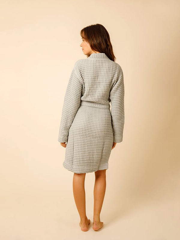 Organic Cotton Waffle Robe Parent Happy Place 