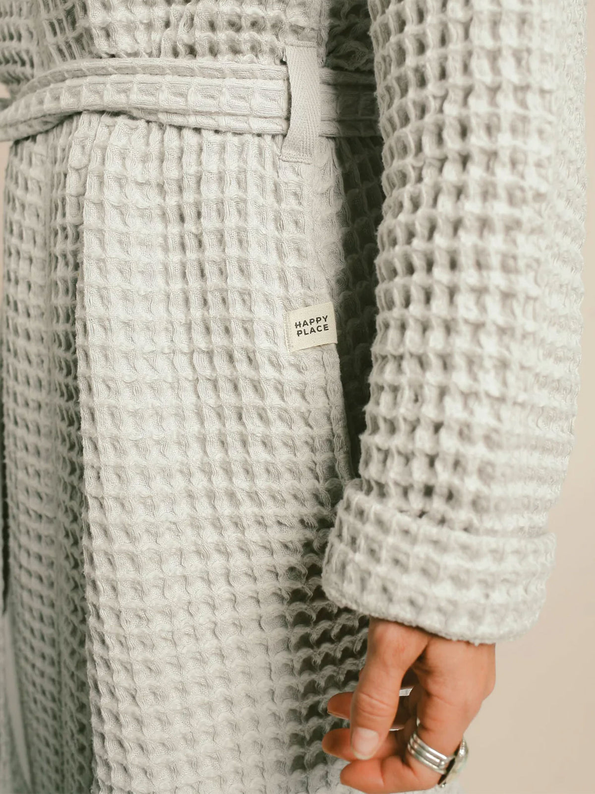 Organic Cotton Waffle Robe Parent Happy Place 