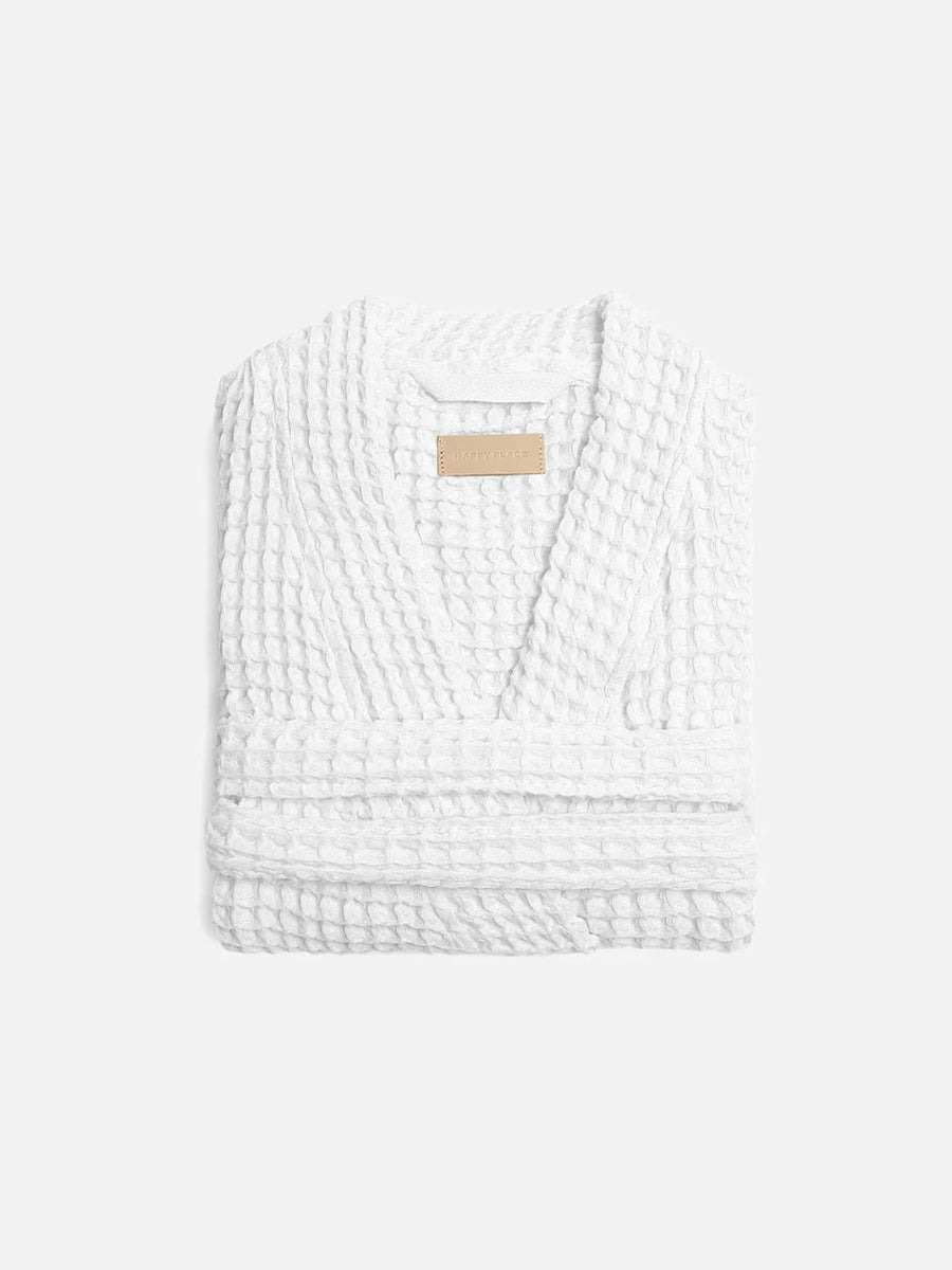 Organic Cotton Waffle Robe Parent Happy Place 