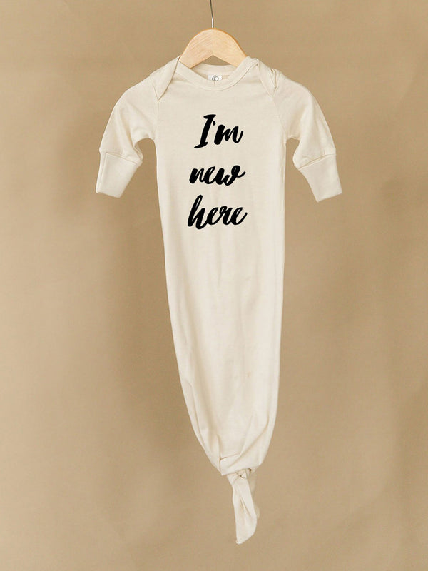I'm New Here Infant Gown