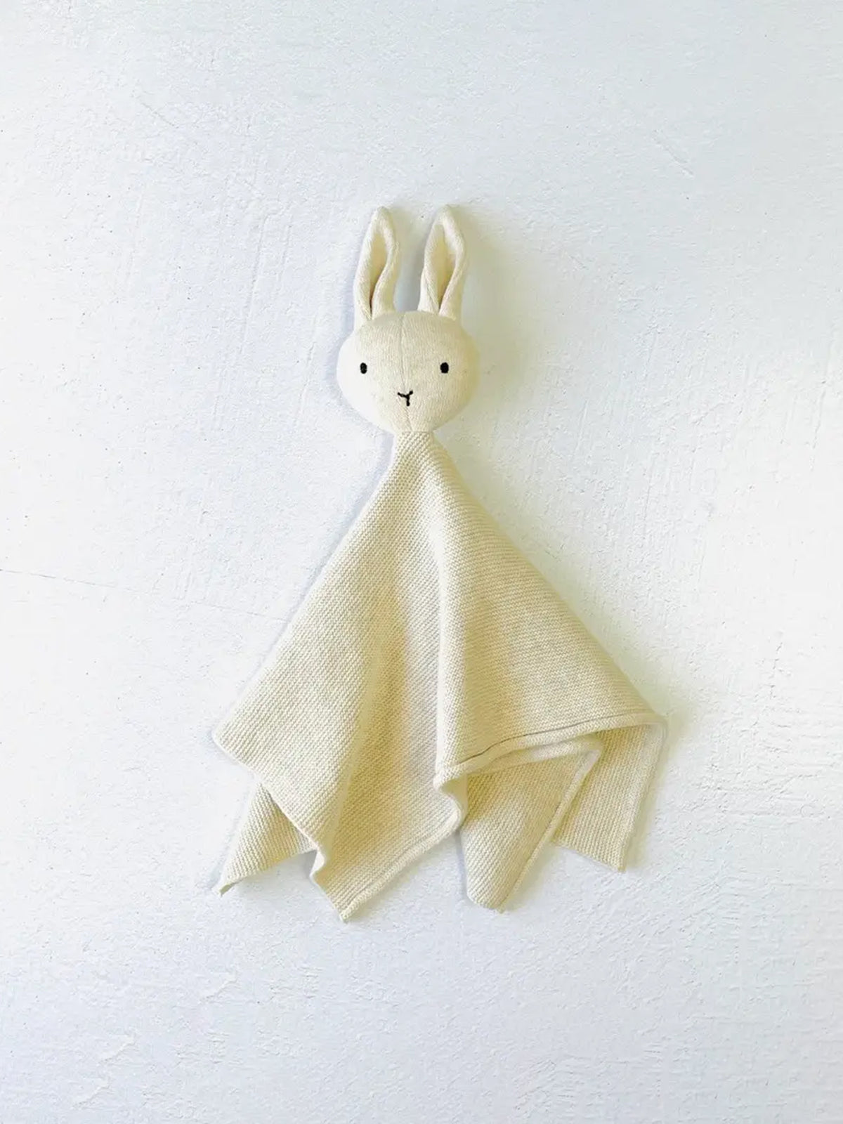 Organic Lovey Bunny Baby : Toys : Plush + Crinkle Viverano Organic Cotton Bunny Lovey Blanket | Colored Organics®